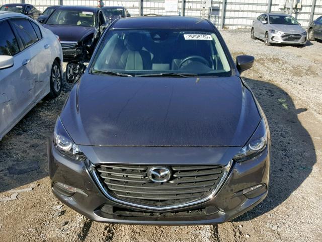 3MZBN1V31JM187683 - 2018 MAZDA 3 TOURING GRAY photo 9