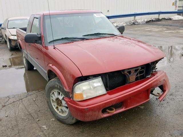 1GTDT19X638118364 - 2003 GMC SONOMA RED photo 1