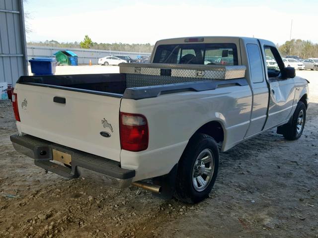 1FTYR14E21TB07216 - 2001 FORD RANGER SUP WHITE photo 4