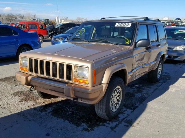 1J4FF78S5XL515537 - 1999 JEEP CHEROKEE L GOLD photo 2