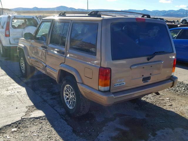 1J4FF78S5XL515537 - 1999 JEEP CHEROKEE L GOLD photo 3