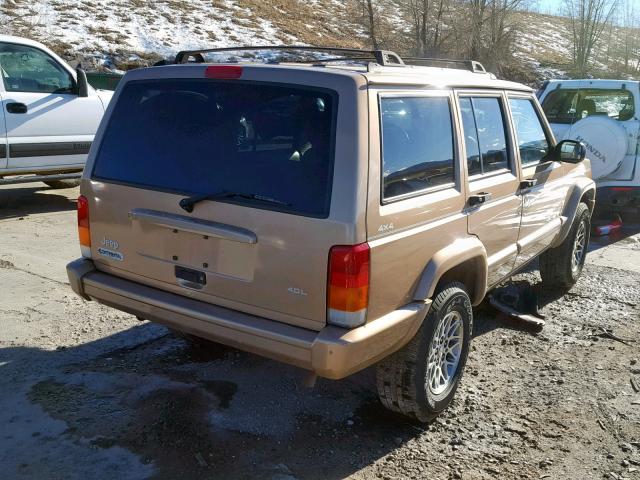 1J4FF78S5XL515537 - 1999 JEEP CHEROKEE L GOLD photo 4