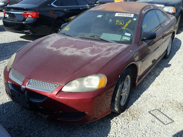 4B3AG42G93E150021 - 2003 DODGE STRATUS SE BURGUNDY photo 2