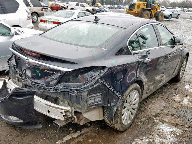 2G4GS5EV3D9135457 - 2013 BUICK REGAL PREM BLACK photo 4