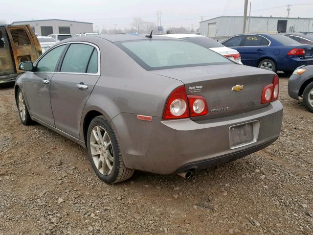 1G1ZE5E1XBF220780 - 2011 CHEVROLET MALIBU LTZ BROWN photo 3