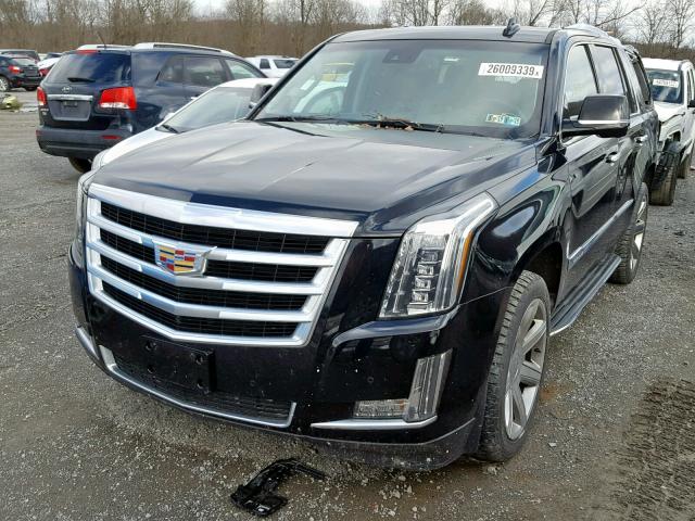 1GYS4BKJ0GR218874 - 2016 CADILLAC ESCALADE L BLACK photo 2