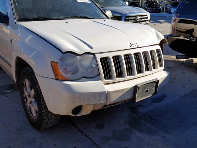 1J8GR48K08C168340 - 2008 JEEP GRAND CHER WHITE photo 9