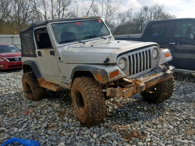 1J4FA49S24P772462 - 2004 JEEP WRANGLER / GRAY photo 1