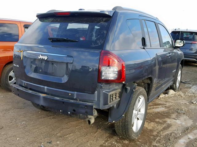 1C4NJDBB4ED772039 - 2014 JEEP COMPASS SP GRAY photo 4