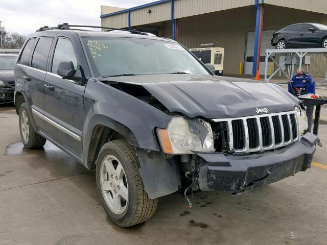 1J4HR58N25C729154 - 2005 JEEP GRAND CHER BLACK photo 1