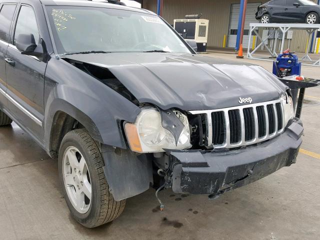 1J4HR58N25C729154 - 2005 JEEP GRAND CHER BLACK photo 9