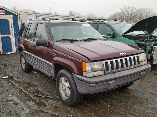 1J4GZ58YXRC228296 - 1994 JEEP GRAND CHER MAROON photo 1