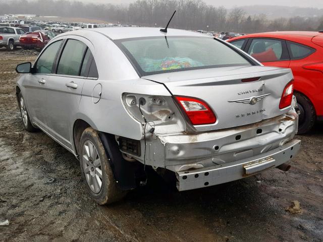 1C3LC46D39N567409 - 2009 CHRYSLER SEBRING LX SILVER photo 3