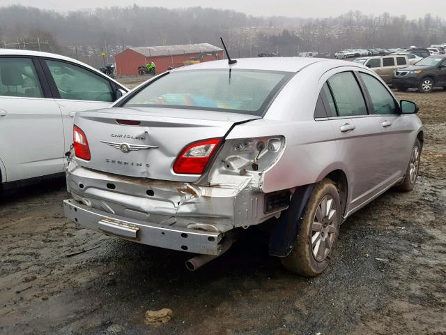 1C3LC46D39N567409 - 2009 CHRYSLER SEBRING LX SILVER photo 4