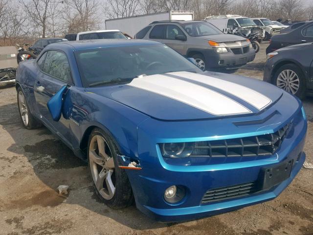 2G1FK1EJ1A9158147 - 2010 CHEVROLET CAMARO SS BLUE photo 1