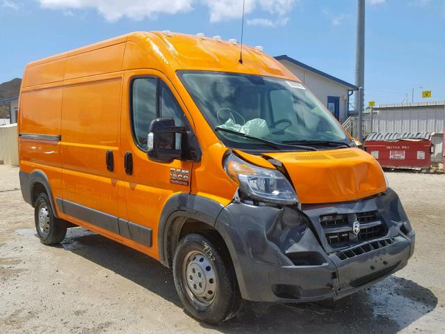 3C6TRVBG0HE542025 - 2017 RAM PROMASTER 橙色 照片 1