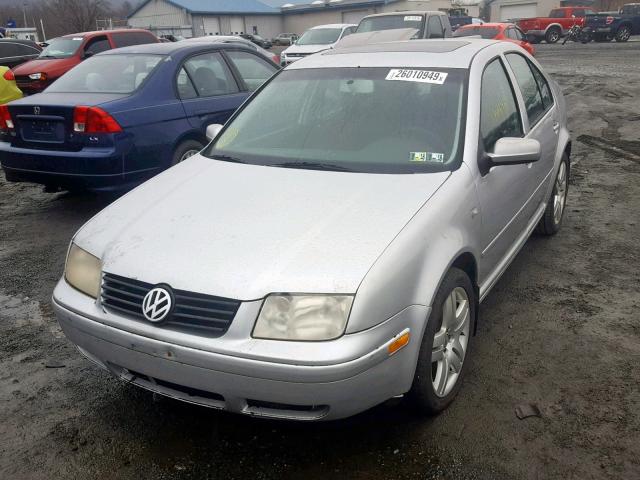 3VWSD29MX1M050432 - 2001 VOLKSWAGEN JETTA GLS SILVER photo 2