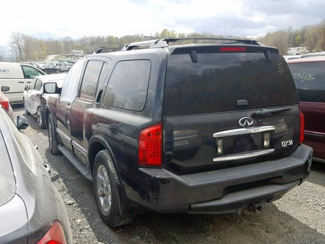 5N3AA08C26N813371 - 2006 INFINITI QX56 BLACK photo 3