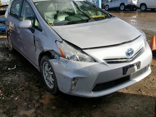 JTDZN3EU1C3016264 - 2012 TOYOTA PRIUS V SILVER photo 9