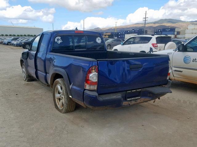 5TFTU4CN3EX001836 - 2014 TOYOTA TACOMA X-R BLUE photo 3