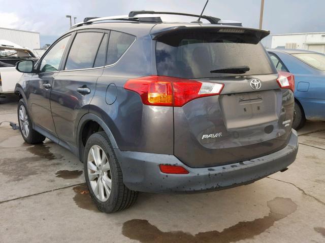 2T3DFREVXEW135241 - 2014 TOYOTA RAV4 LIMIT GRAY photo 3