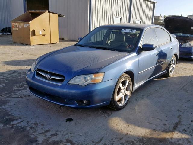 4S3BL626777201092 - 2007 SUBARU LEGACY 2.5 BLUE photo 2