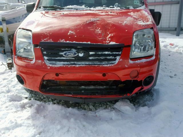 NM0LS7BN7CT096590 - 2012 FORD TRANSIT CO RED photo 9