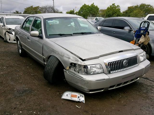 2MEFM74V48X641662 - 2008 MERCURY GRAND MARQ SILVER photo 1