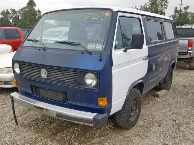 WV2YB025XFH038109 - 1985 VOLKSWAGEN VANAGON BU TWO TONE photo 2