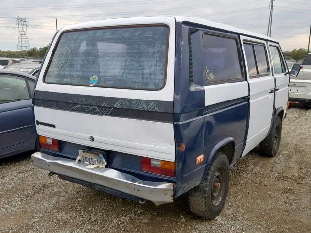 WV2YB025XFH038109 - 1985 VOLKSWAGEN VANAGON BU TWO TONE photo 4