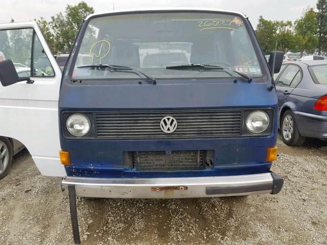 WV2YB025XFH038109 - 1985 VOLKSWAGEN VANAGON BU TWO TONE photo 9