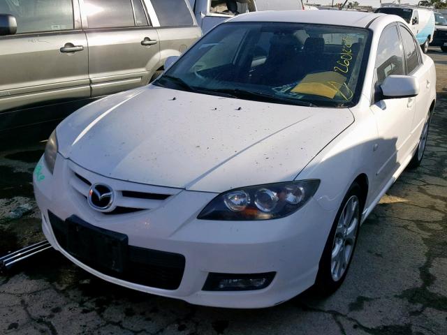 JM1BK323X71643312 - 2007 MAZDA 3 S WHITE photo 2