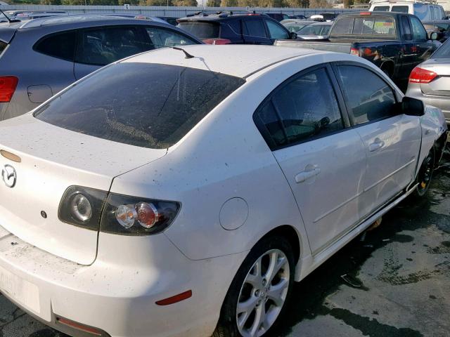 JM1BK323X71643312 - 2007 MAZDA 3 S WHITE photo 4