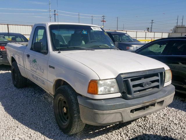 1FTYR10DX5PA28680 - 2005 FORD RANGER WHITE photo 1