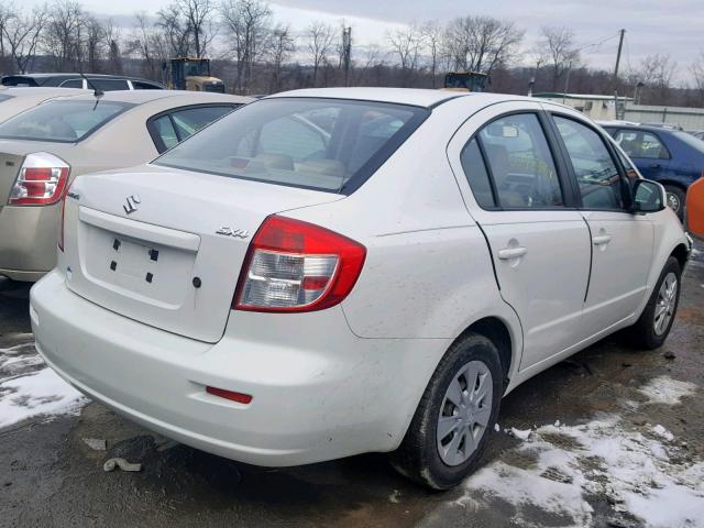 JS2YC412285103992 - 2008 SUZUKI SX4 WHITE photo 4