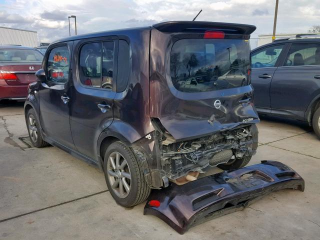 JN8AZ28RX9T102642 - 2009 NISSAN CUBE BASE MAROON photo 3