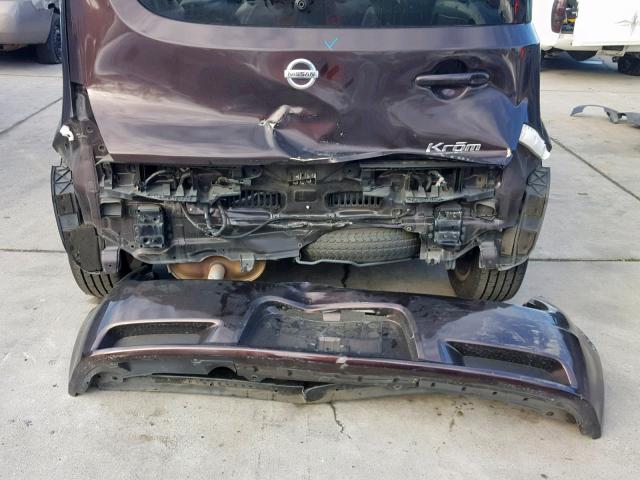 JN8AZ28RX9T102642 - 2009 NISSAN CUBE BASE MAROON photo 9