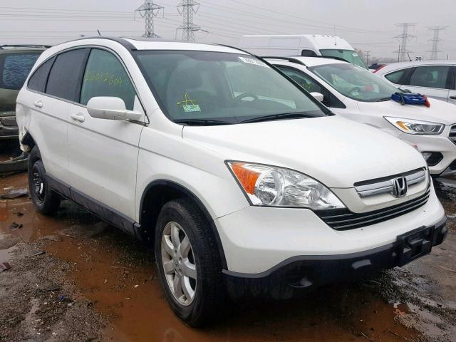 5J6RE48789L054122 - 2009 HONDA CR-V EXL WHITE photo 1