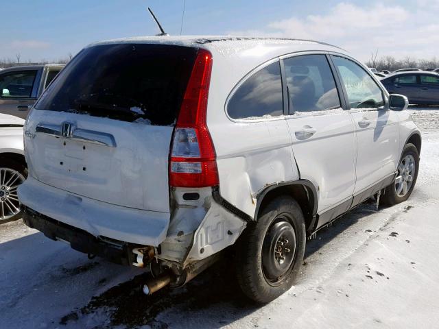 5J6RE48789L054122 - 2009 HONDA CR-V EXL WHITE photo 4