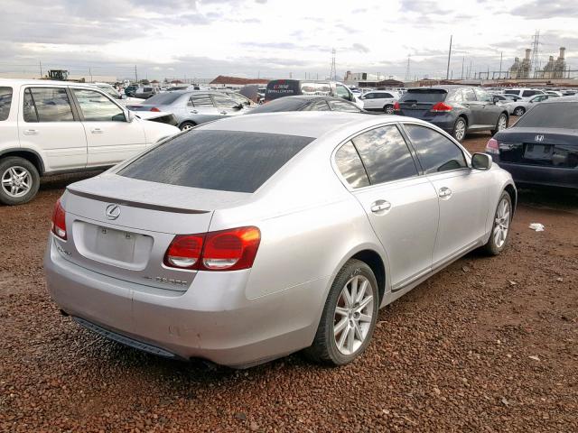 JTHCH96S060015057 - 2006 LEXUS GS GENERAT SILVER photo 4