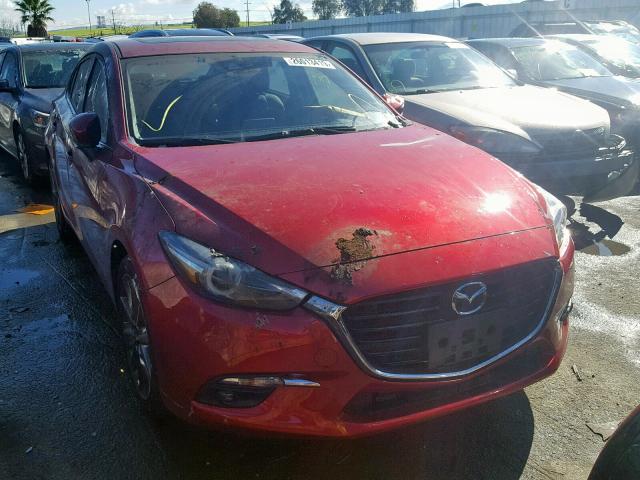 3MZBN1M34JM174105 - 2018 MAZDA 3 GRAND TO RED photo 1