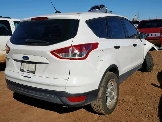 1FMCU0F72EUE01504 - 2014 FORD ESCAPE S WHITE photo 4