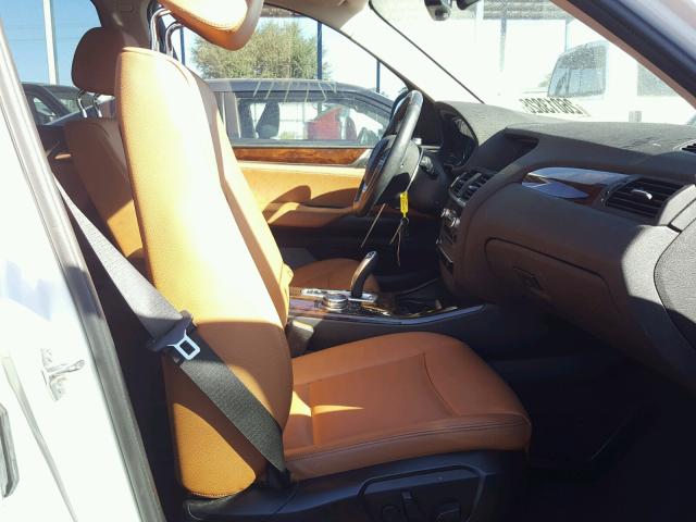 5UXWZ7C56F0M82545 - 2015 BMW X3 SDRIVE2 WHITE photo 5
