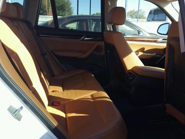 5UXWZ7C56F0M82545 - 2015 BMW X3 SDRIVE2 WHITE photo 6