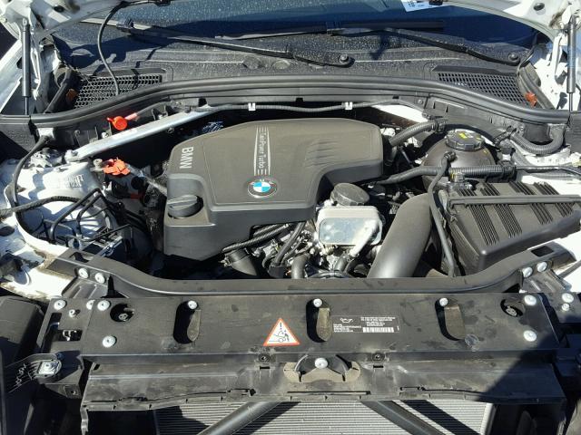 5UXWZ7C56F0M82545 - 2015 BMW X3 SDRIVE2 WHITE photo 7