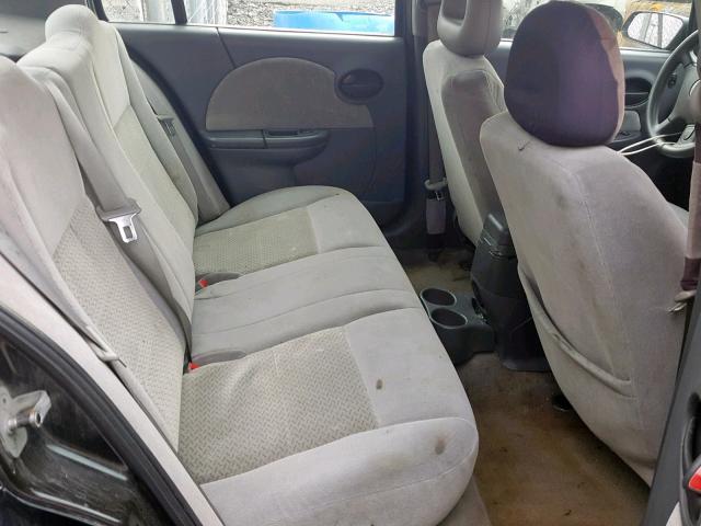 1G8AL58F16Z179052 - 2006 SATURN ION LEVEL BLACK photo 6