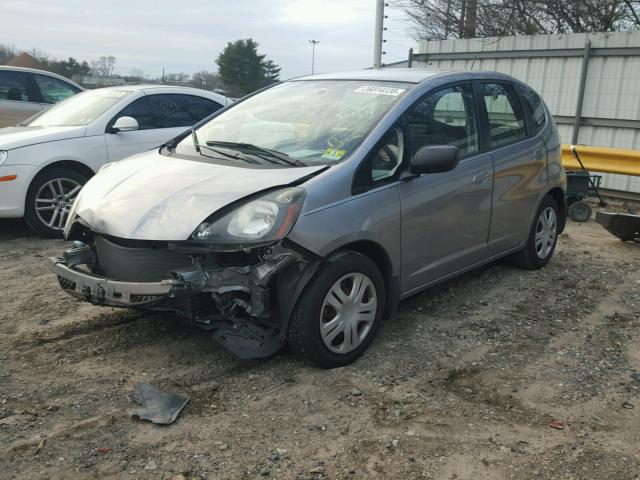 JHMGE8H29AS011801 - 2010 HONDA FIT SILVER photo 2