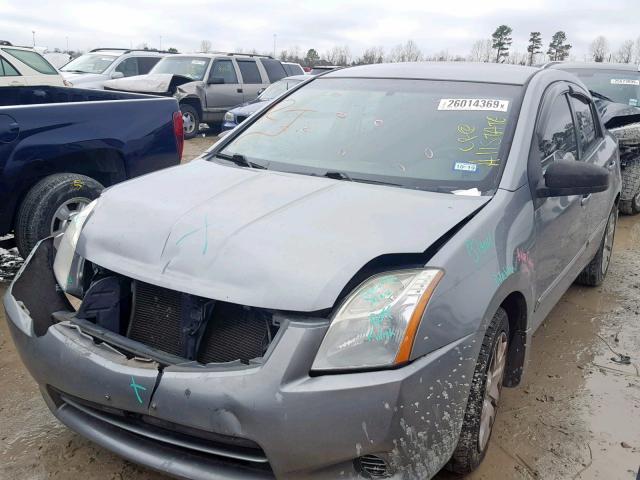 3N1AB6APXCL748861 - 2012 NISSAN SENTRA 2.0 GRAY photo 2