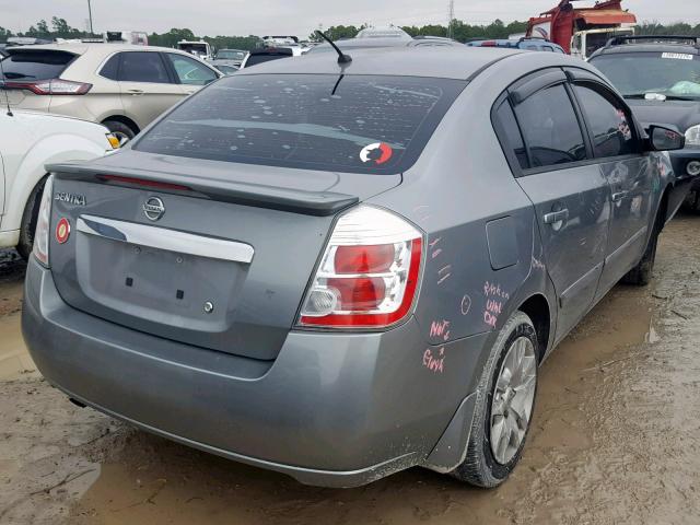 3N1AB6APXCL748861 - 2012 NISSAN SENTRA 2.0 GRAY photo 4