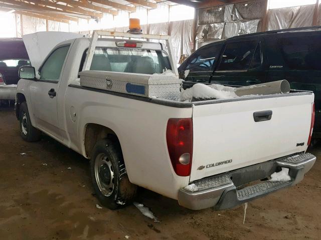 1GCCS14EX88208872 - 2008 CHEVROLET COLORADO WHITE photo 3